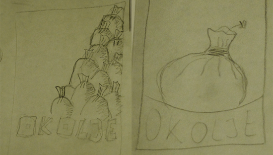 Initial idea sketches